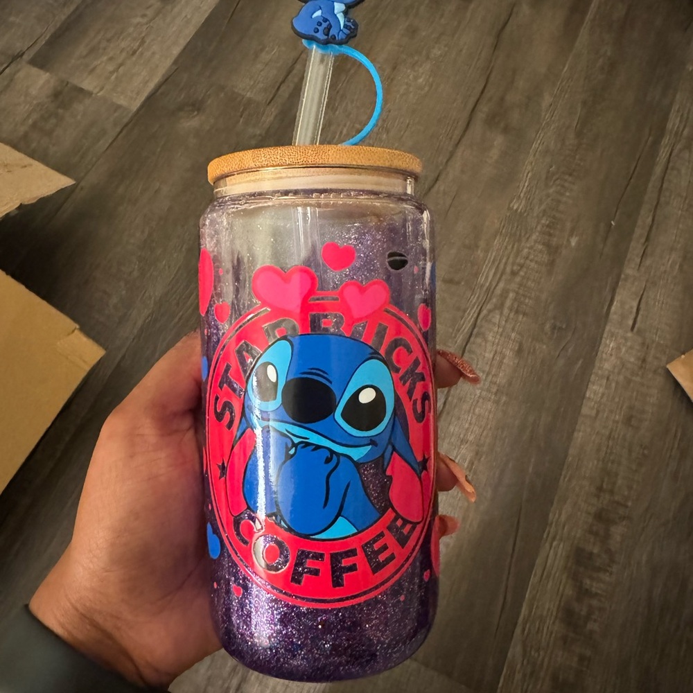 Stitch Snowglobe Libbey Cup